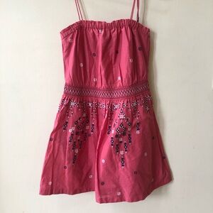Abercrombie and Fitch Embroidered Mini Dress